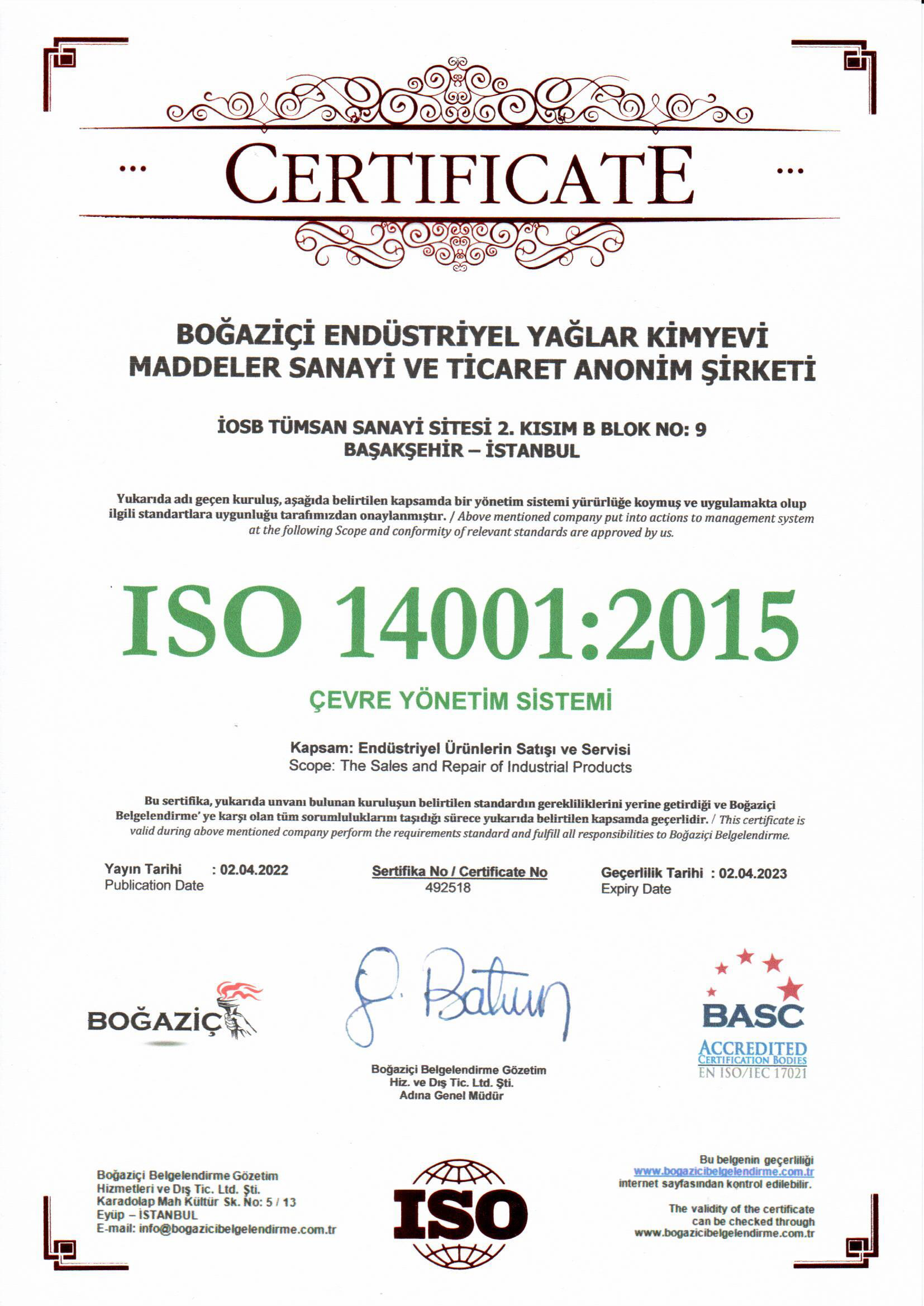 ISO 14001